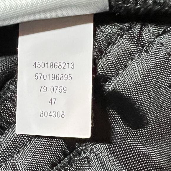 White House Black Market Shorts Bermuda Women Size 14 Black Stretch Mid Rise - Picture 6 of 10